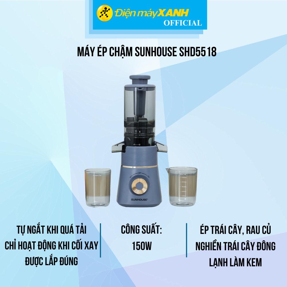 Máy ép chậm Sunhouse SHD5518 - Hàng Chính Hãng