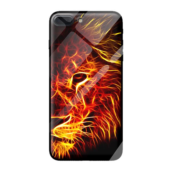 Ốp kính cường lực cho iPhone 8 Plus mèo 28 - Hàng chính hãng