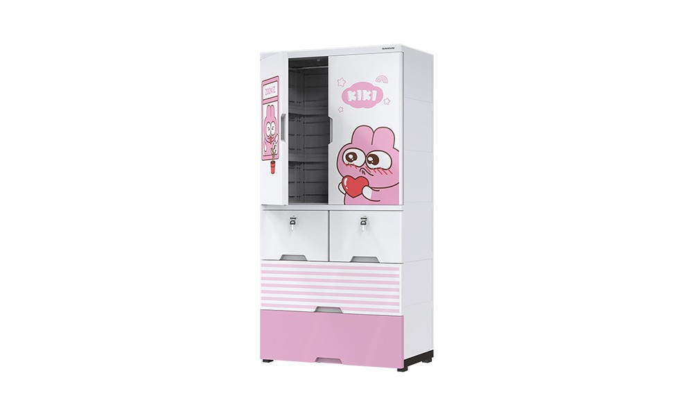 Tủ nhựa trẻ em 2 cánh Happy Kids SUNHOUSE KS-CA1400G4