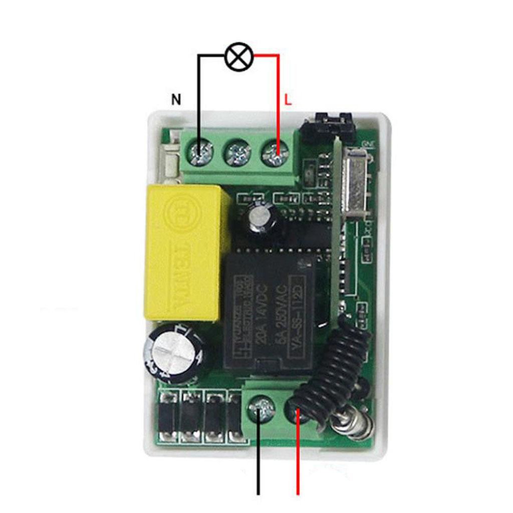 1000W 220V Single Channel Remote Control Switch 10A Mini Relay Switch Board