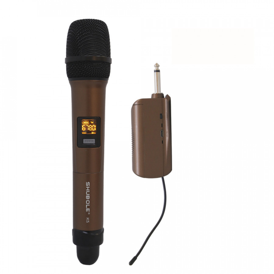 Micro Không Dây Shubole K5 (1 Mic) - Hàng Chính Hãng