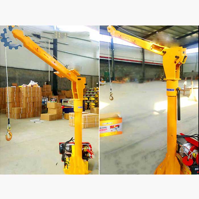 Cẩu xoay 360 độ ABG 500/1000kg cần cẩu xe tải xoay chuyên dùng để lắp đặt trên xe ô tô nâng hạ hàng hóa chính hãng