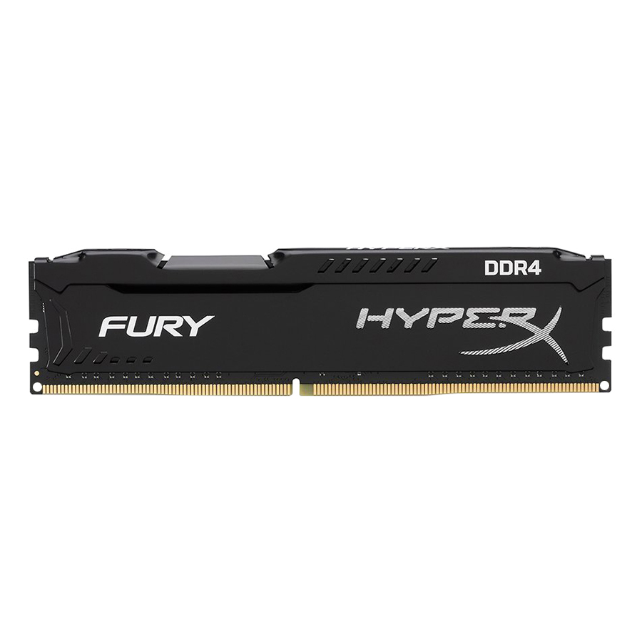 RAM PC Kingston 8GB HyperX Technology Fury Black DDR4 2666MHz CL16 HX426C16FB2/8 - Hàng Chính Hãng