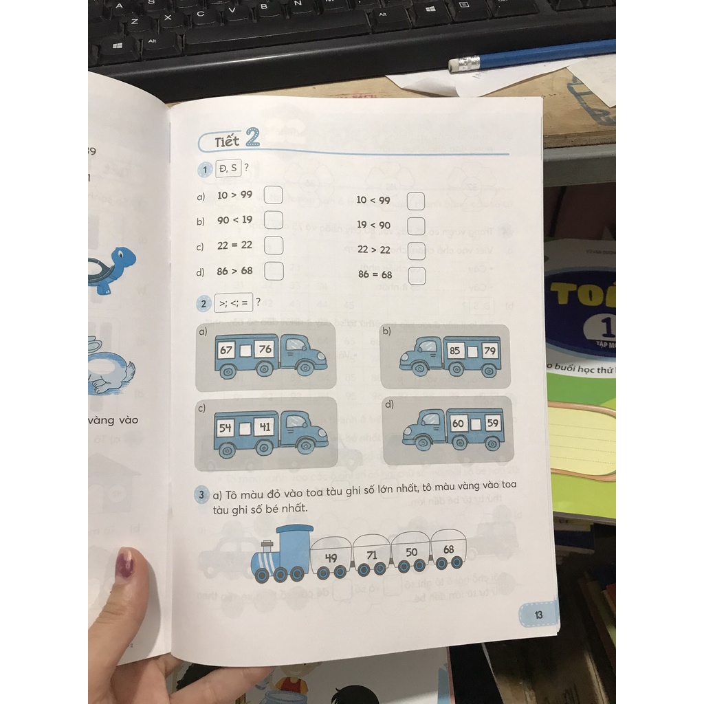 Sách - Toán lớp 1 tập 2 dành cho buổi học thứ 2