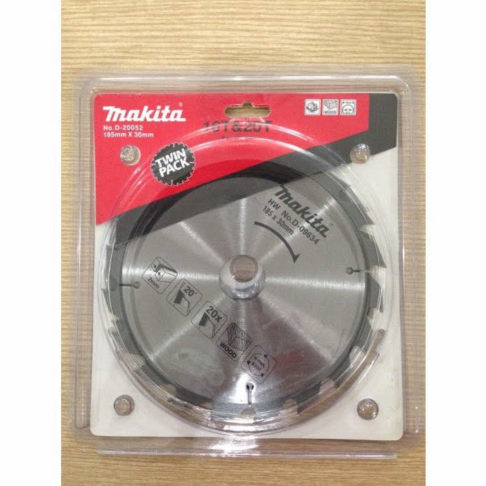Bộ 2 Lưỡi Cưa Gỗ 16/20 Răng Makita D-20052