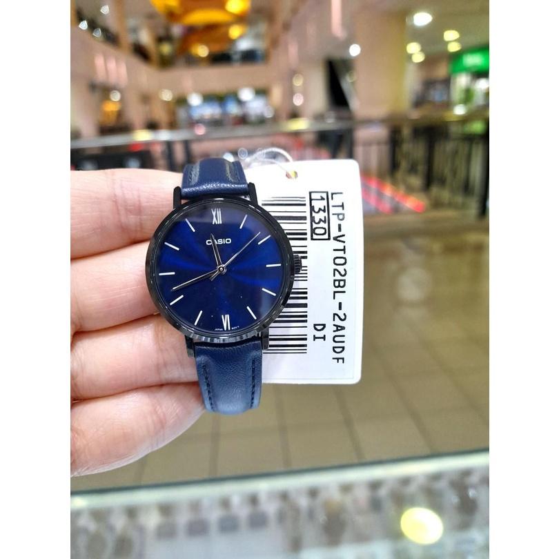Đồng Hồ Nữ Dây Da Casio Standard LTP-VT02BL-2AUDF Chính Hãng - LTP-VT02BL-2A