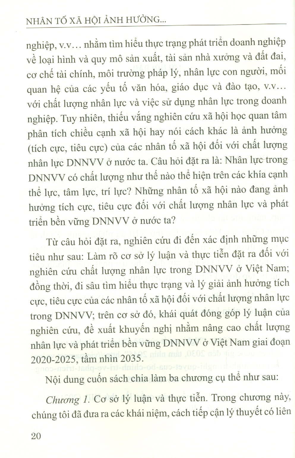 Nhân Tố Xã Hội Ảnh Hưởng Đến Chất Lượng Nhân Lực Và Hướng Giải Pháp Phát Triển Bền Vững Doanh Nghiệp Nhỏ Và Vừa Ở Việt Nam Hiện Nay