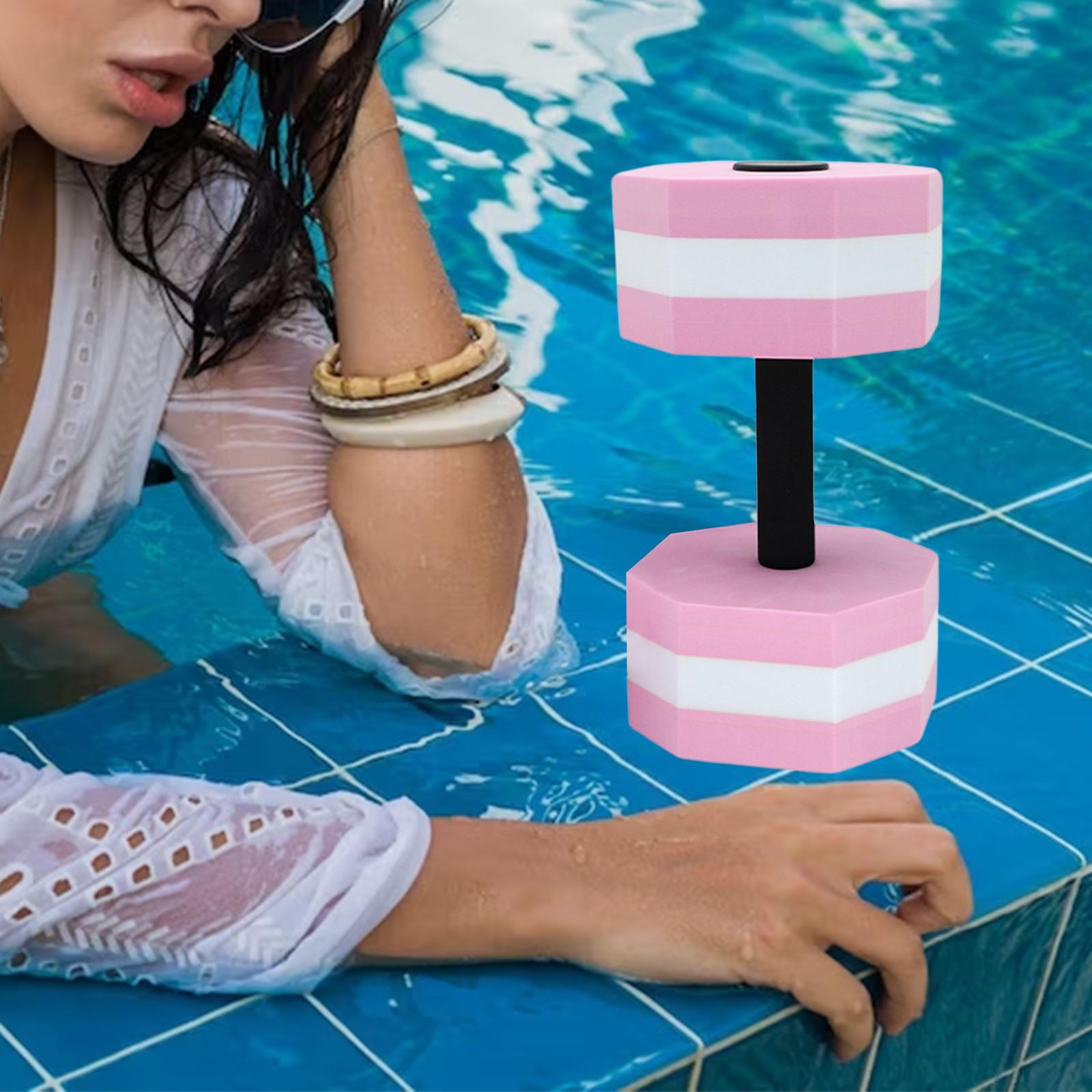 Aquatic Dumbbell Bar Water Dumbbell Swimming Barbell Hand Bar Resistance Lightweight Aquatic Barbell Float for Water Sports