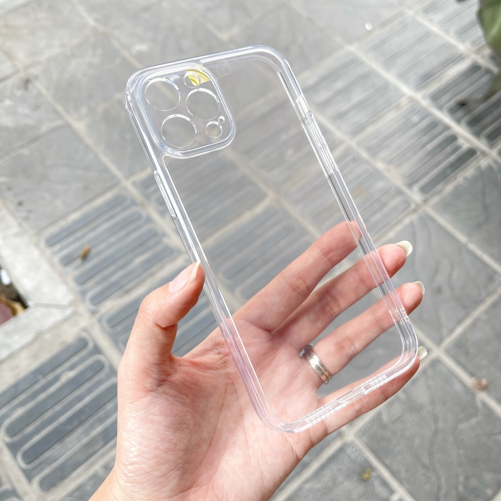 Ốp lưng Likgus bảo vệ camera dành cho iPhone 13 Pro Max, 12 Pro Max, 11 Pro Max, 7 8 Plus lưng trong chống ngả màu - Hàng Chính Hãng