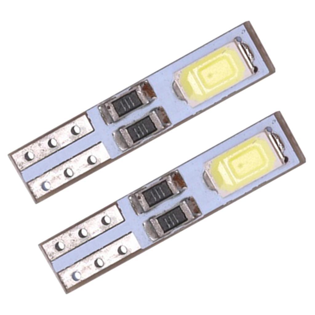 10X T5 Instrument Cluster Panel LED Bulbs Light T5 6500k 12V