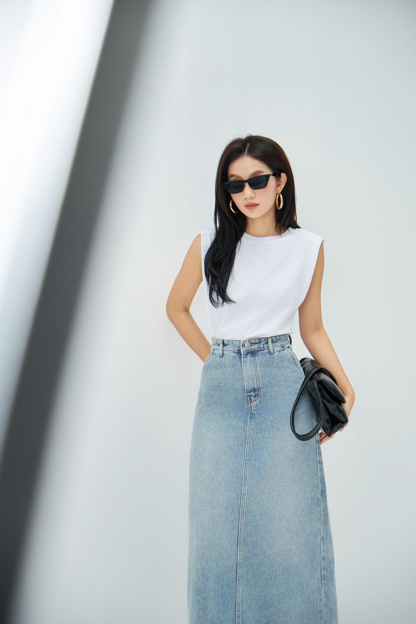  OLV - Chân váy Flint Denim Skirt