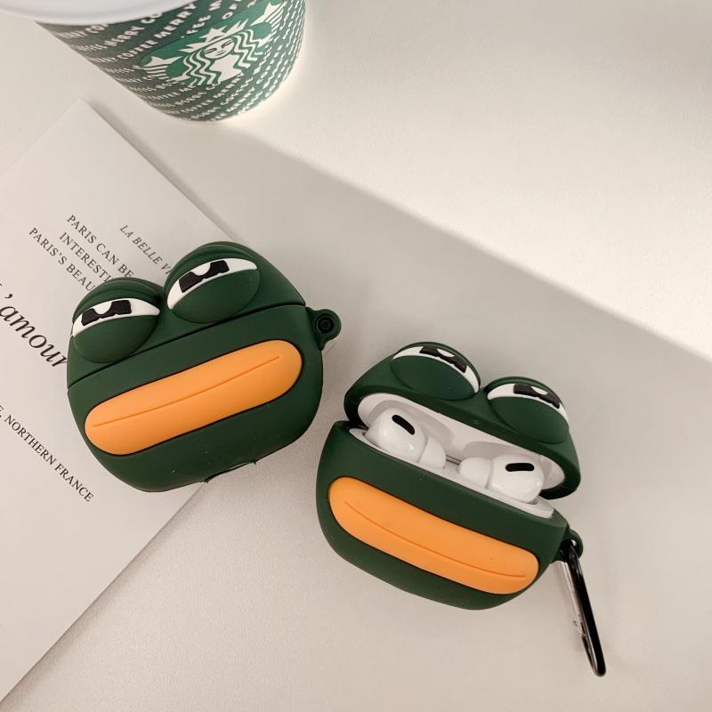 Airpods Pro Case Ốp Bảo Vệ Cho Airpods Pro Hình Ếch Sad Frog