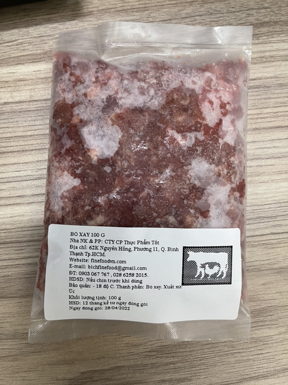 [Chỉ Giao HCM] - Bò Mỹ xay - 100 gram