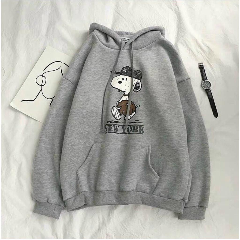 Áo hoodie nỉ Ngoại Cao Cấp bé cún Áo Khoác Hodie Nam Nữ unisex cho mùa Đông Form Unisex