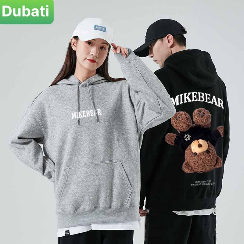 ÁO KHOÁC HOODIE NAM NỮ CON GẤU NGƯỢC MIKEBEAR CHẤT NỈ DÀY PHOM FROM RỘNG CHỐNG LẠNH NẮNG, NÓNG ĐÔNG HÈ CAO CẤP-DUBATI