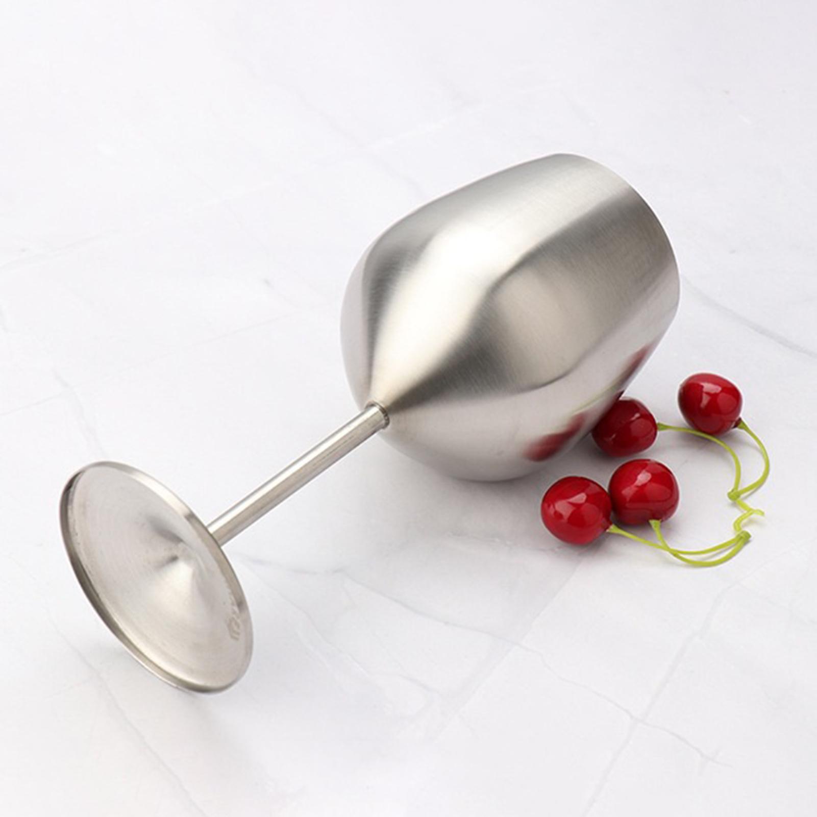 500ML/17Ounce Red Wine Goblet Outdoor Wine Container Stainless Steel Champagne Cup Premium Quality All Purpose