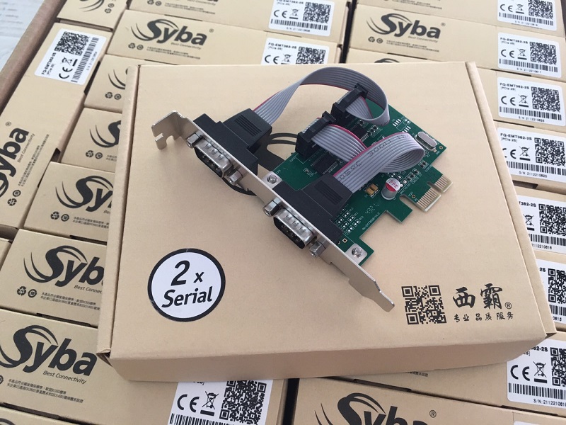 Card chuyển đổi PCI E sang 2 Com, 4 Com, 8 com Syba cao cấp