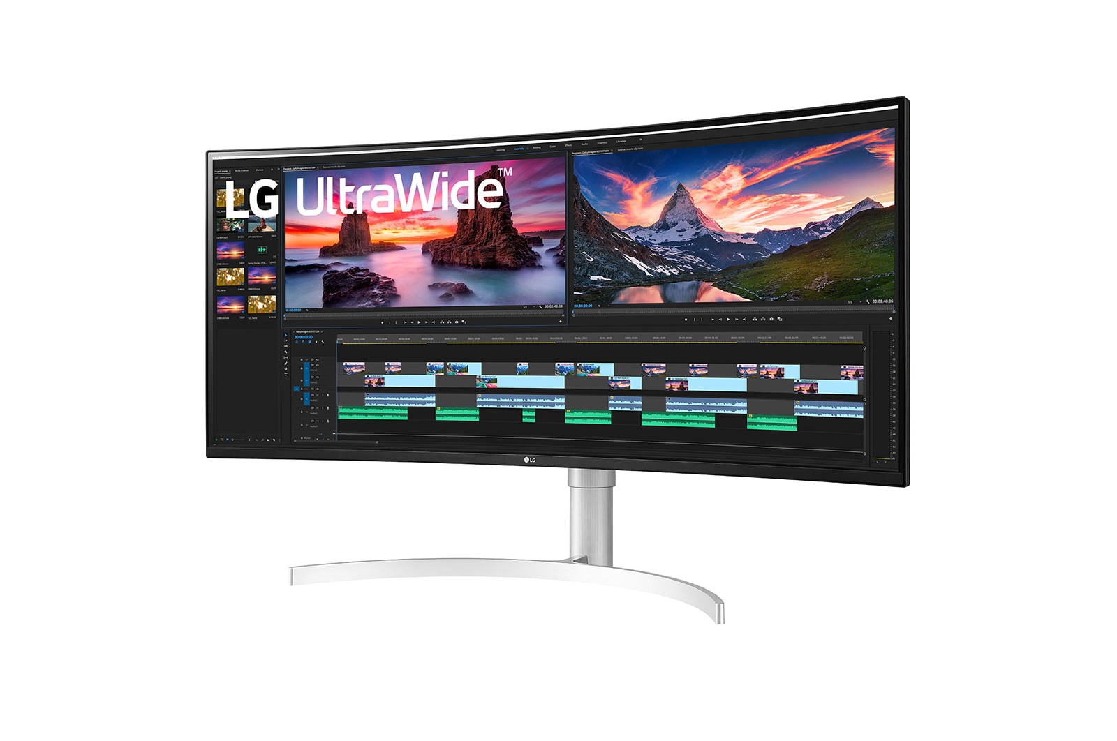 Màn hình LG 38WN95C-W 38 Inch QHD+ HDR/NVIDIA G-SYNC/ Thunderbolt - Hàng chính hãng