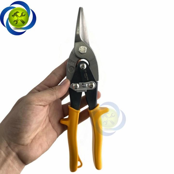 Kéo cắt tôn thẳng Kingtony 74030 cán vàng dài 250mm