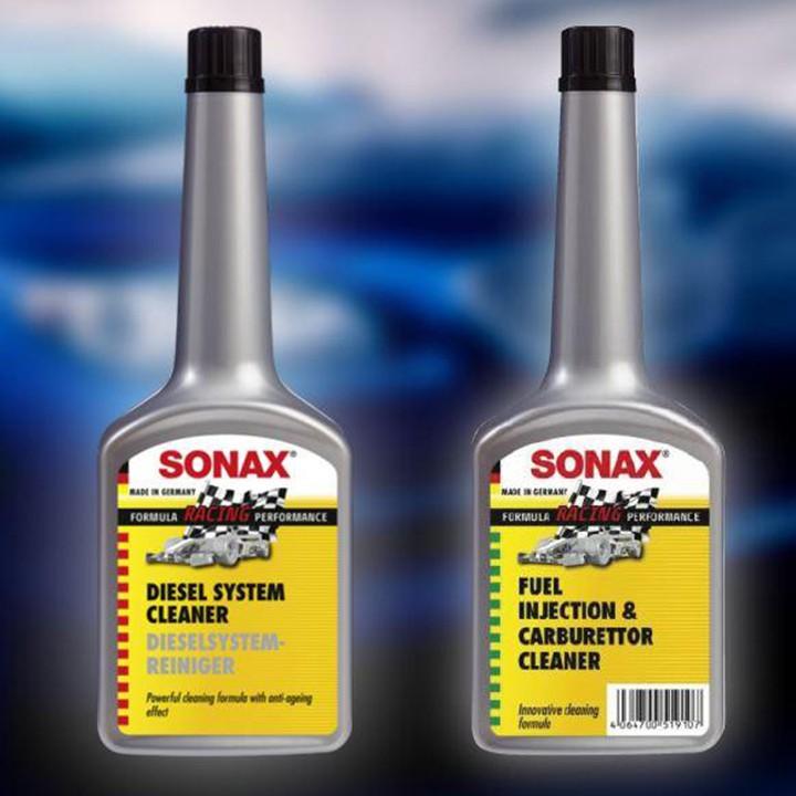 Phụ Gia Làm Sạch Hệ Thống Xăng Cho Xe Máy Xăng Sonax Fuel System Cleaner - HD