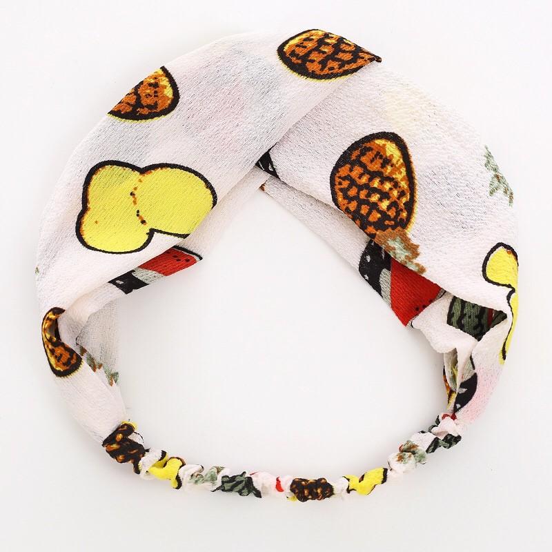 Băng đô nữ turban hoa quả xinh xắn đáng yêu