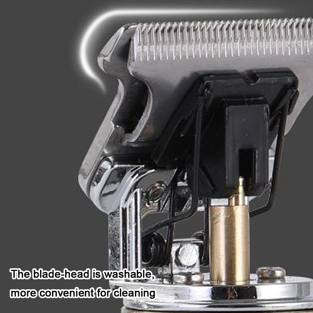 Tông đơ cắt tóc chuyên nghiệp sạc USB, màn hình hiển thị dung lượng pin