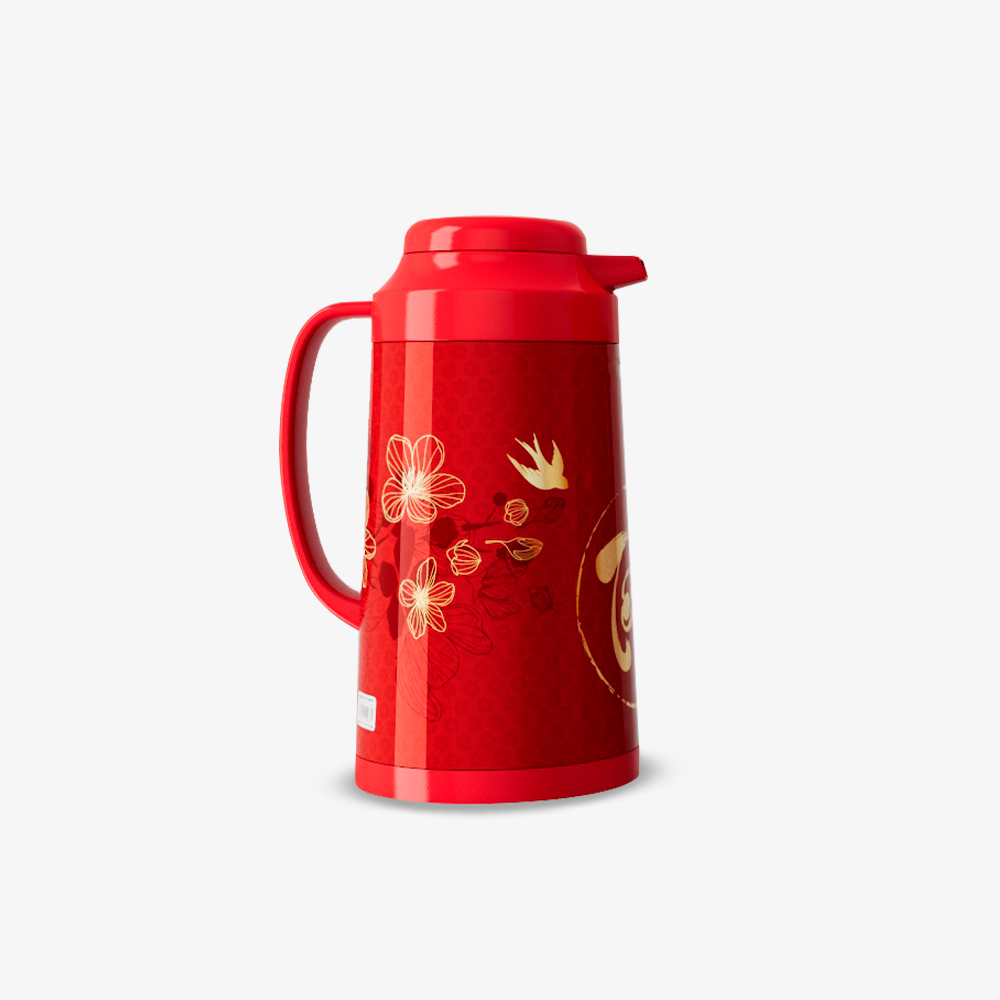 Phích tết đựng nước 1 lít năm 2025 Model: RD-1040 TS4.E, bình thủy Rạng Đông, bình giữ nhiệt quà tặng