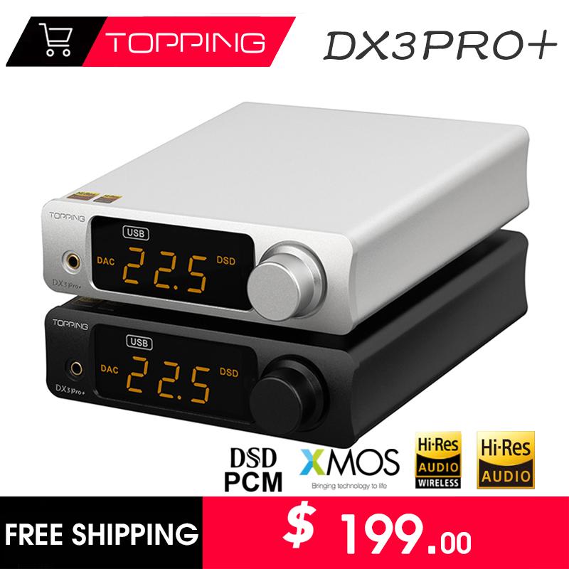 Đứng Đầu Dx3 Pro Plus Âm Thanh Kỹ Thuật Số Bộ Giải Mã Âm Nhạc USB DAC Bộ Khuếch Đại Tai Nghe Cân Bằng HIFI ES9038Q2M Bluetooth LDAC DSD DX3pro