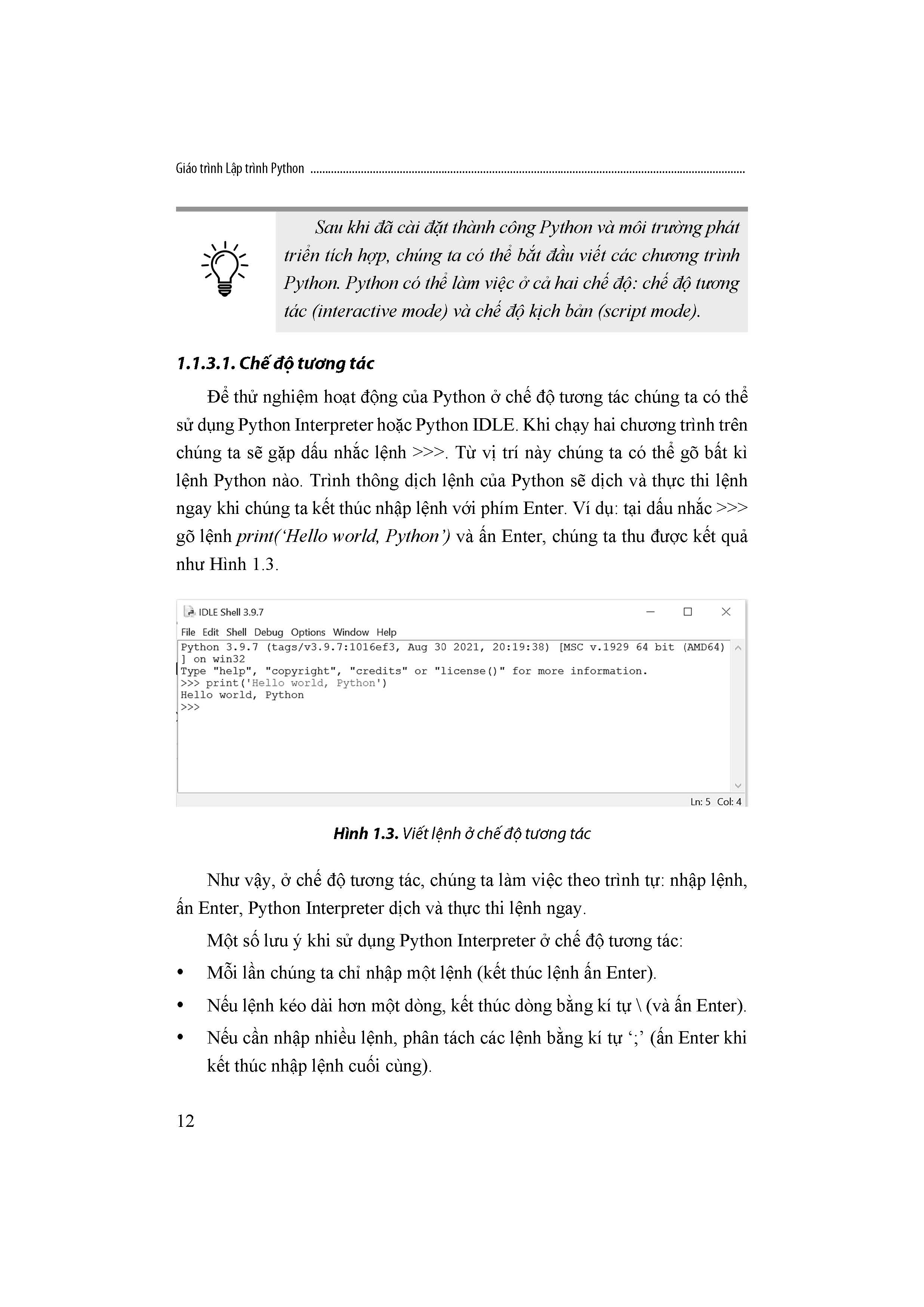 Giáo Trình Lập Trình Python (ĐHSP)
