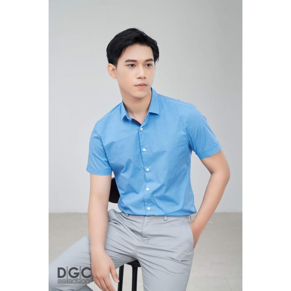 Áo sơ mi Nam ngắn tay Slim Fit DGC - SASNCB34M-S