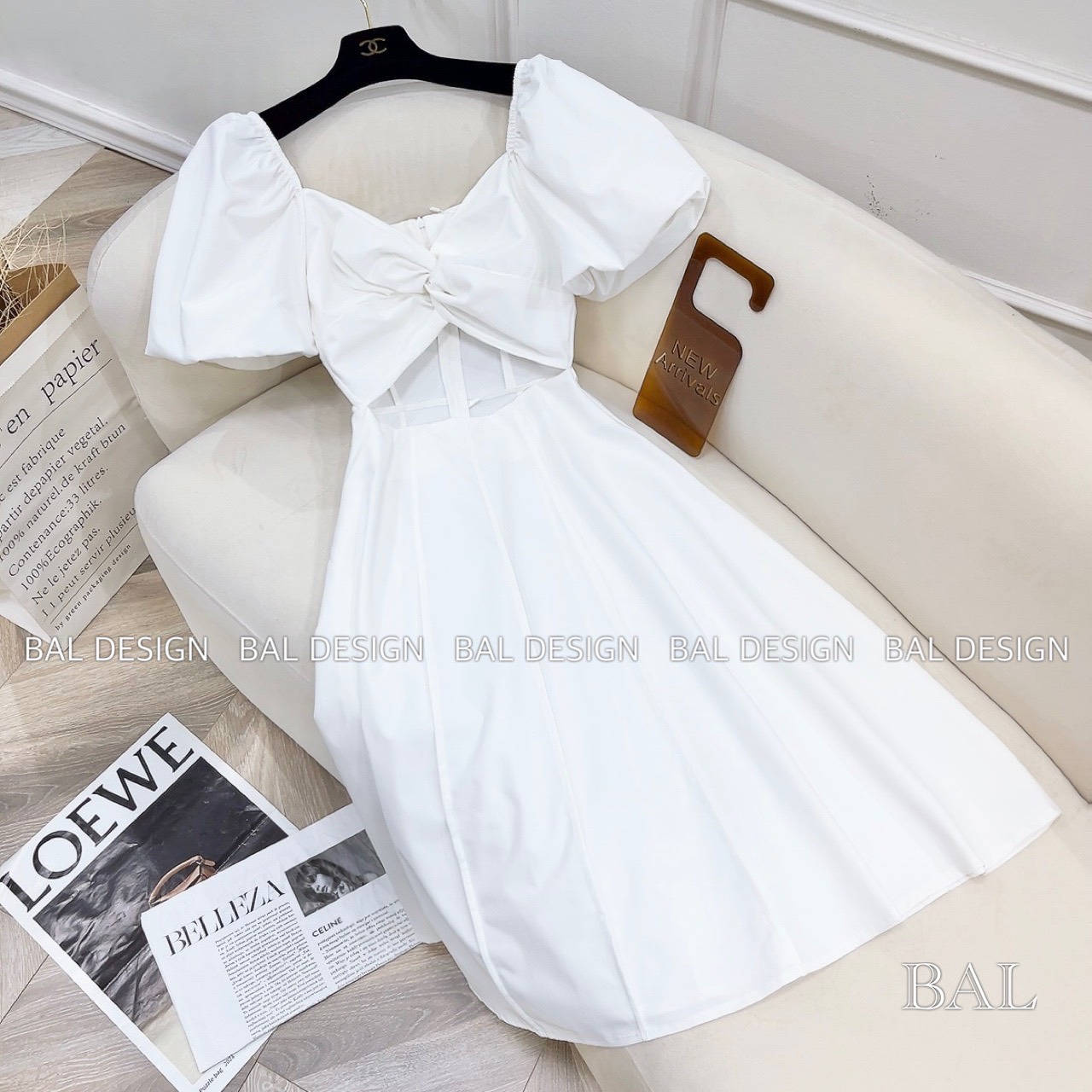 Váy Midi Xoắn Ngực Form Dài (kèm ảnh thật