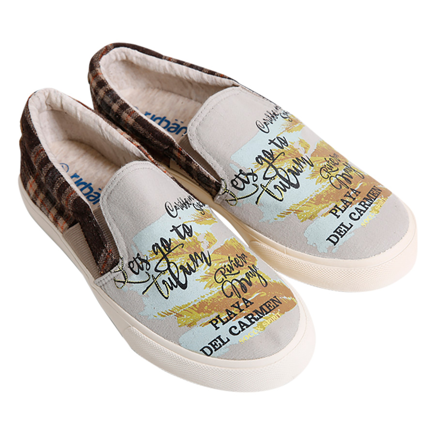 Giày Slip On Nữ Urban UL1602OL - Be