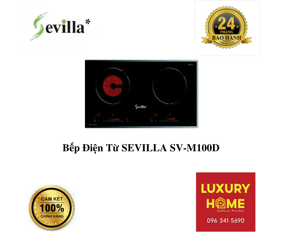 Bếp Điện Từ SEVILLA SV-M100D - Chính Hãng