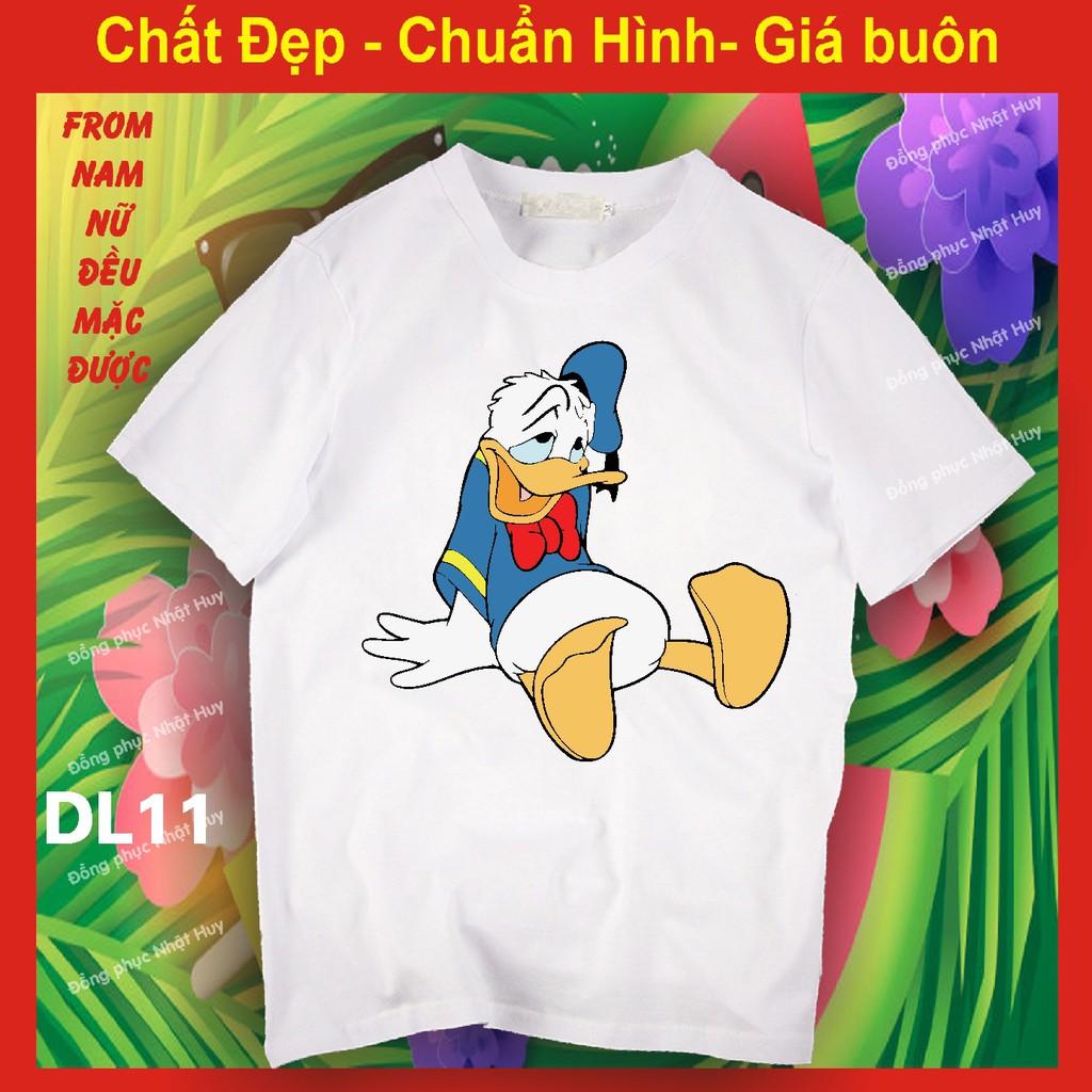 Áo thun vịt Donald DL11, phông , chất đẹp, bao đổi trả