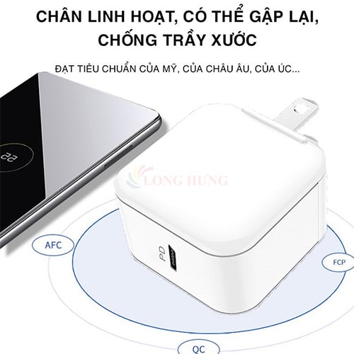 Cốc sạc Bagi QC 4.0 20W 1Type-C CE-PD20 - Hàng chính hãng