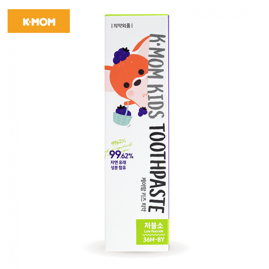 KEM ĐÁNH RĂNG TRẺ EM K-MOM 3-8 TUỔI VỊ NHO(50G)