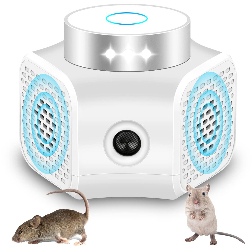 Máy đuổi chuột siêu âm Ultrasonics Mice Repellent 4-in-1 trong nhà và ngoài trời