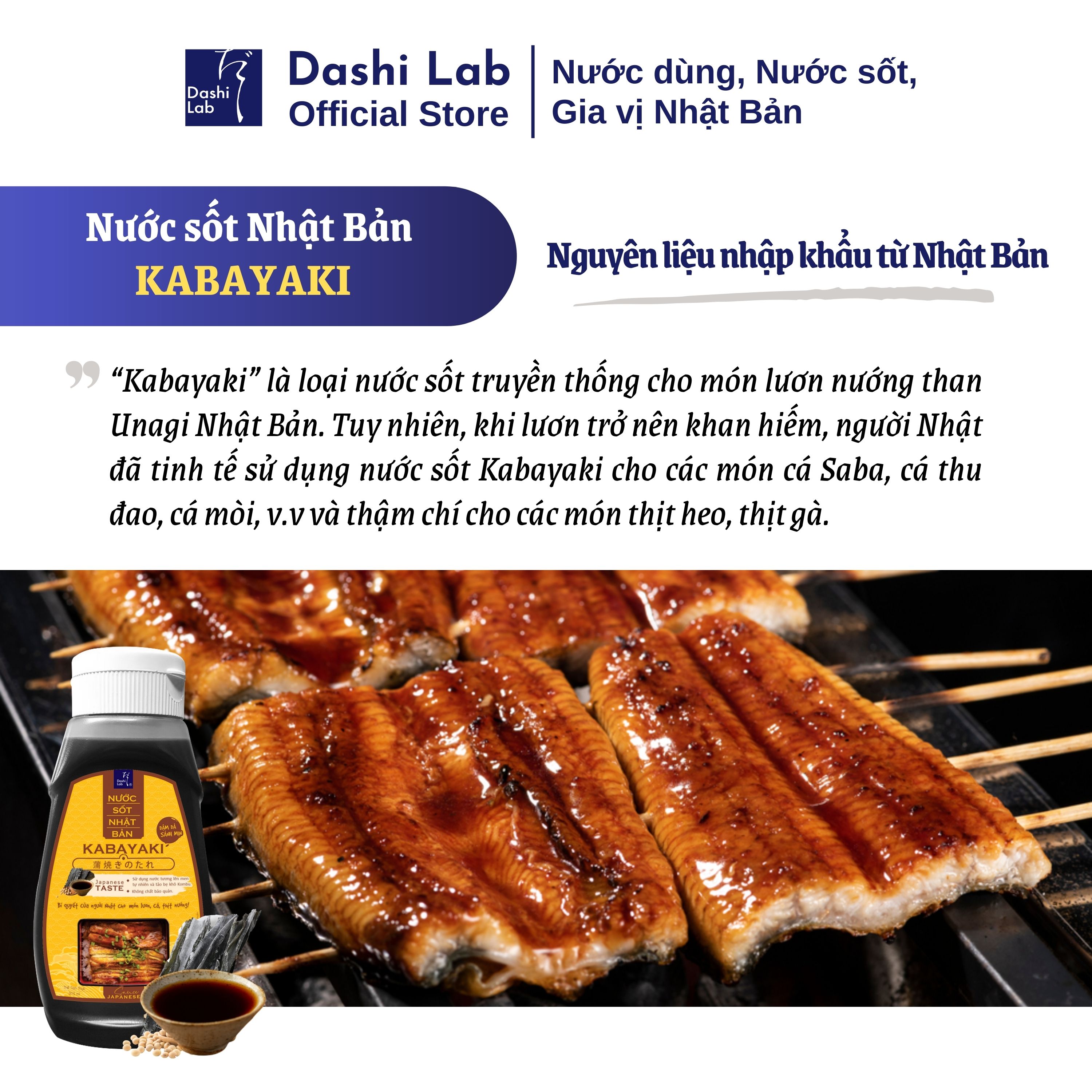 Combo Mì Udon Và Nước Sốt Kabayaki DASHI LAB Vị Ngon Nhật Bản Đậm Đà Khó Cưỡng