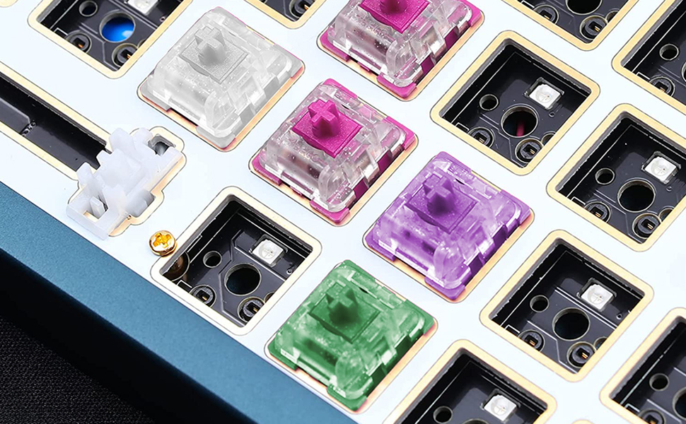 Công tắc thay thế bàn phím cơ AKKO CS Switch (Crys tal/Haze Pink)_Mới, hàng chính hãng