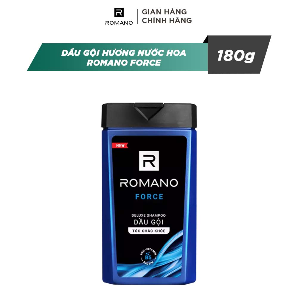 Dầu gội hương nước hoa Romano Force 180g