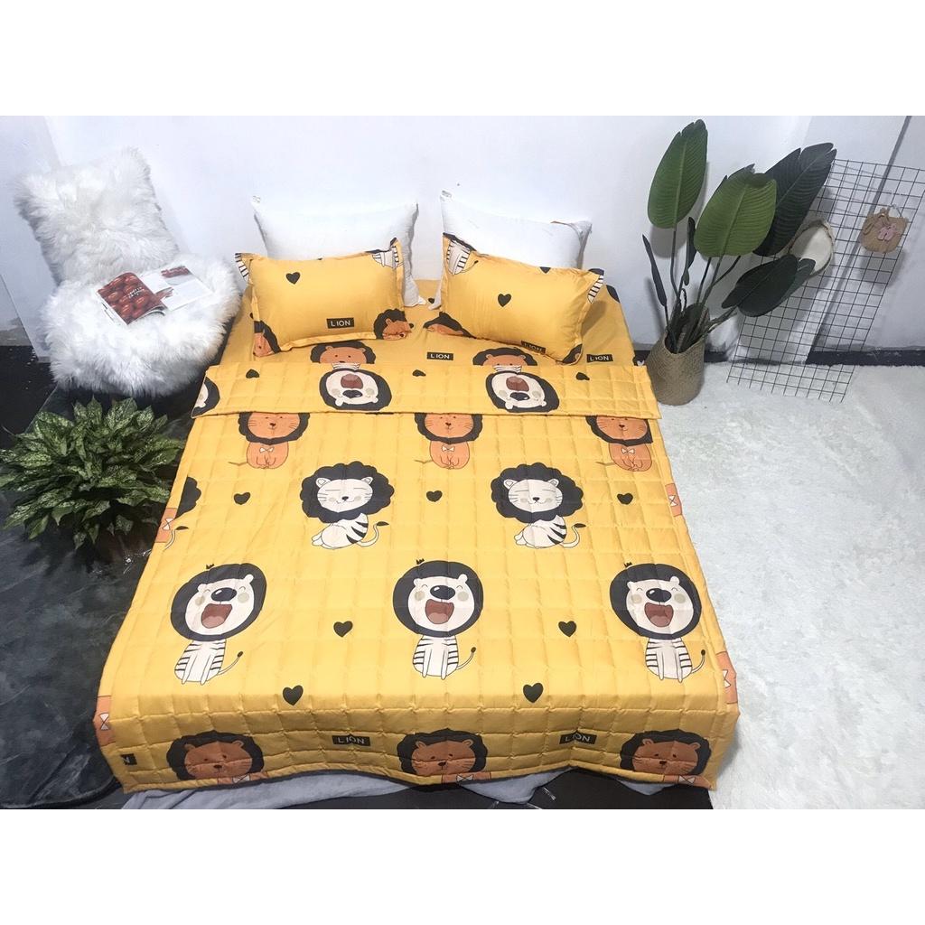 Bộ Mền Drap 5 Món Cotton Poly Gồm Mền Hè + Drap + 2 Áo Gối + Áo Gối Ôm Đủ Kích Cỡ 1m2 1m4 1m6 1m8 2m2 Album 2022-03