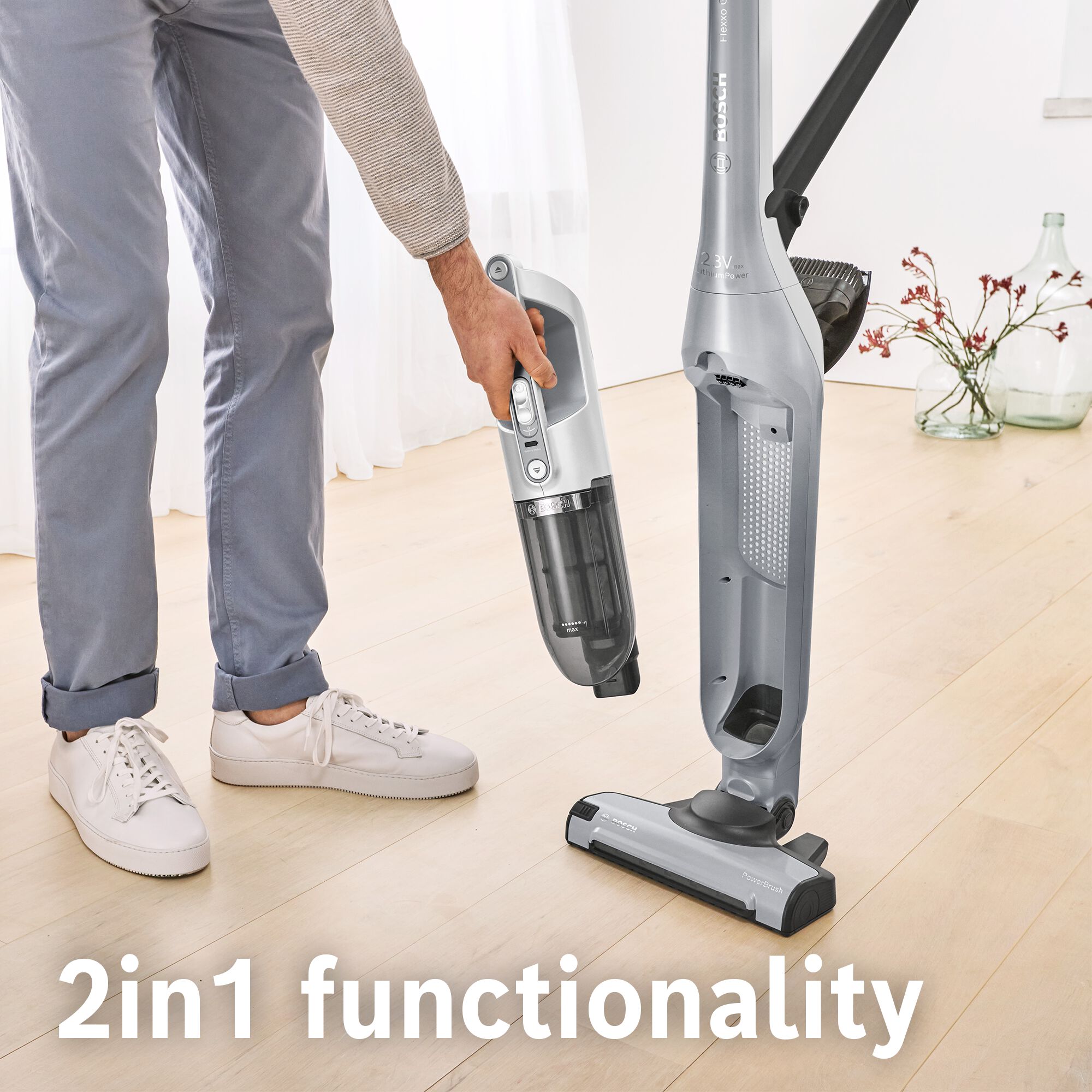 Máy hút bụi không dây Bosch BCH3P2301 - Series 4 - Hàng chính hãng