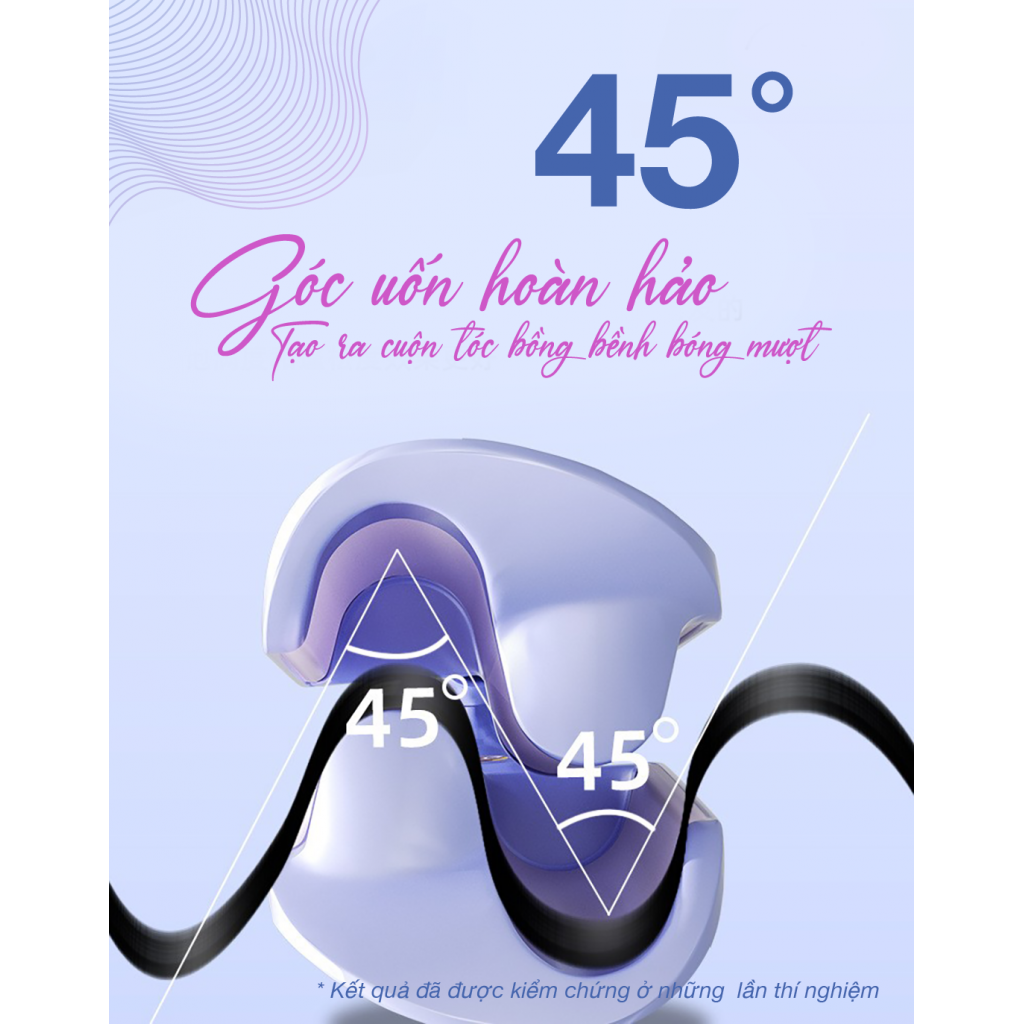 Máy uốn tóc Ion âm kiểu Pháp Life360 LF-MUP23 70W - Hàng chính hãng