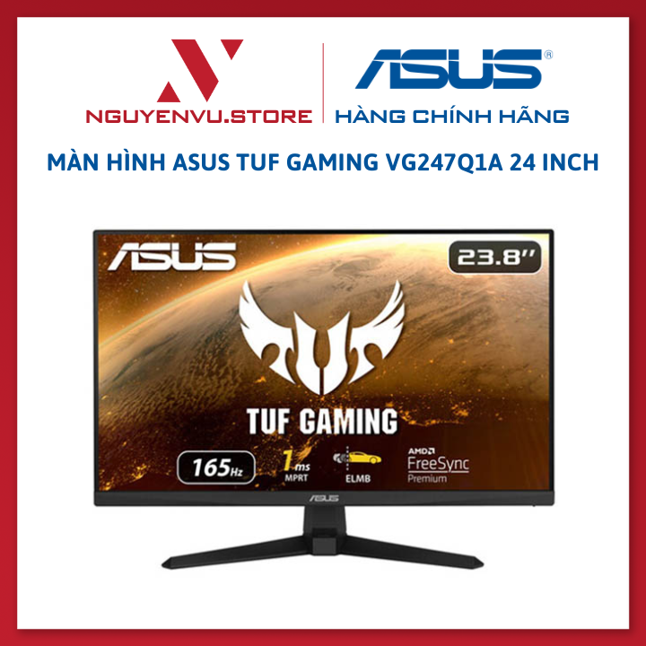 Màn hình Asus TUF Gaming VG247Q1A 24&quot; (FHD/VA/165Hz/1ms/FreeSync Premium) - Hàng Chính Hãng