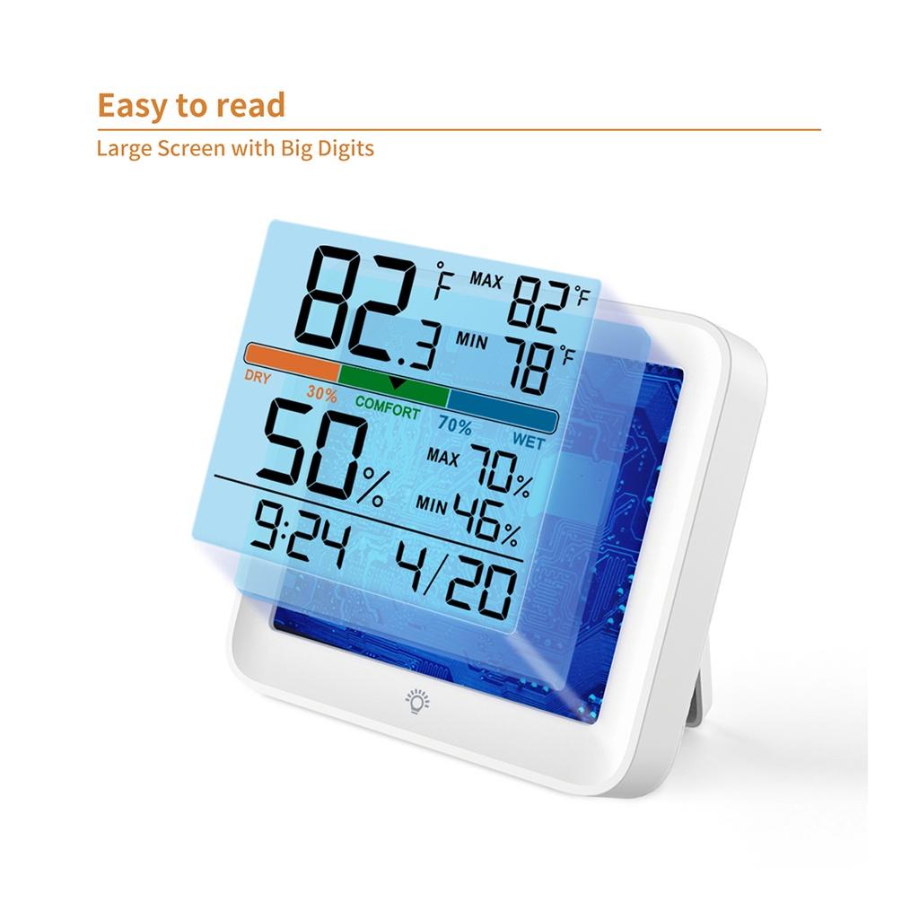 Đồng hồ đo nhiệt độ ẩm Xiaomi Youpin độ chính xác cao màn hình LCD