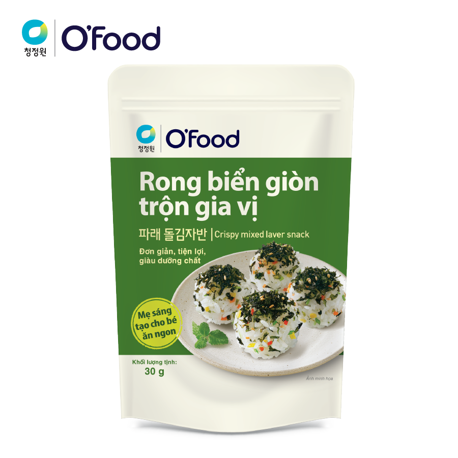 Rong biển giòn trộn gia vị OFood 30g, vị ngọt vừa ăn, trộn cơm, cháo tiện lợi, ngon miệng