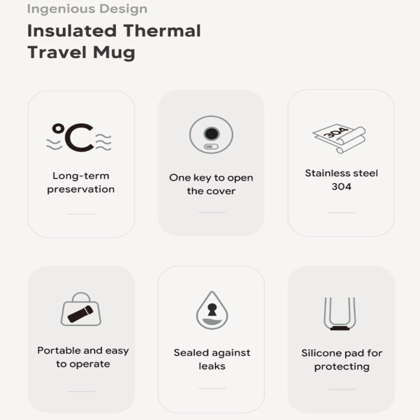 Bình giữ nhiệt kiêm pha cà phê kiểu Pháp FK11