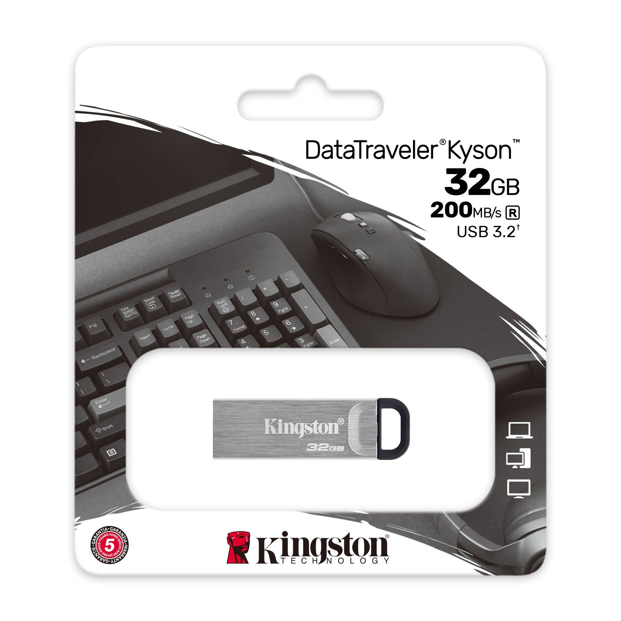 USB Kingston DataTraveler Kyson 32GB - DTKN/32GB - Hàng Chính Hãng