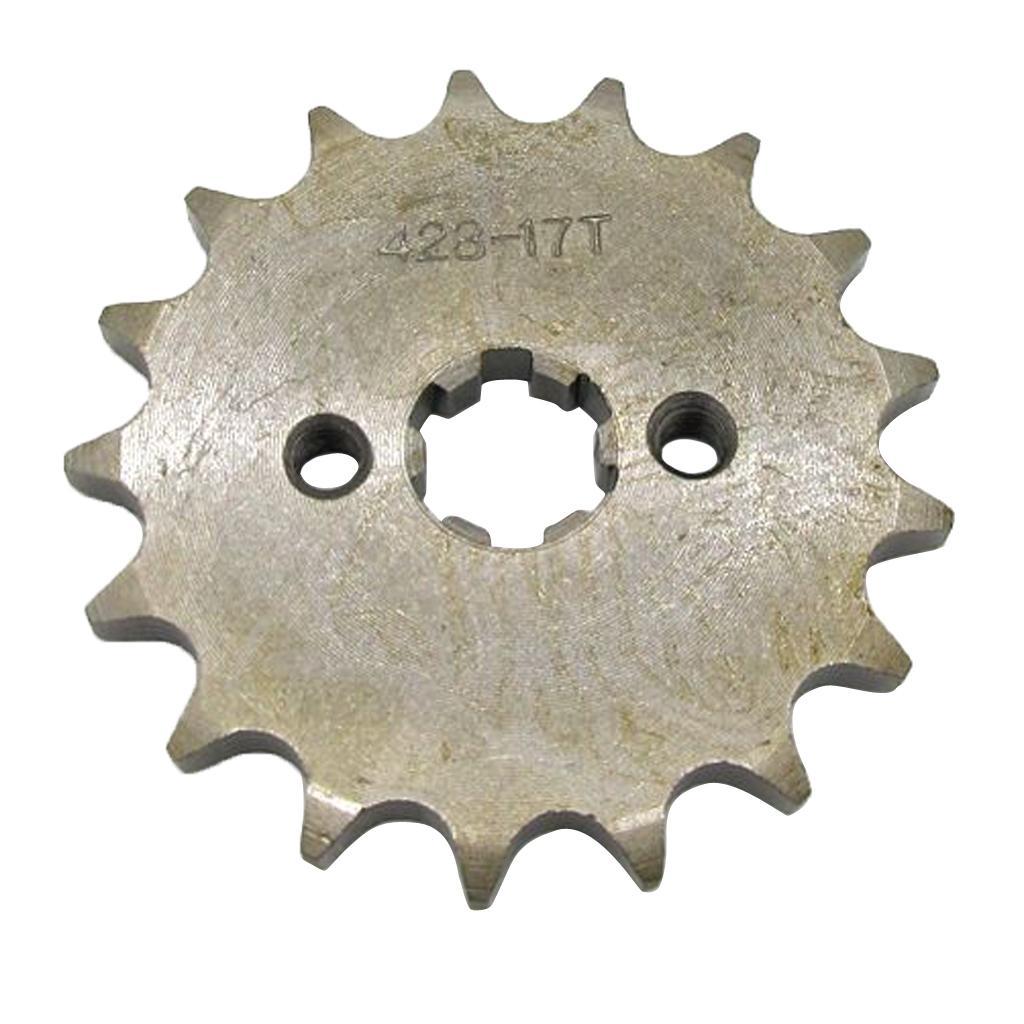 2X 17  17mm Front Sprocket Cog for 50/70/110/125/150cc Dirt