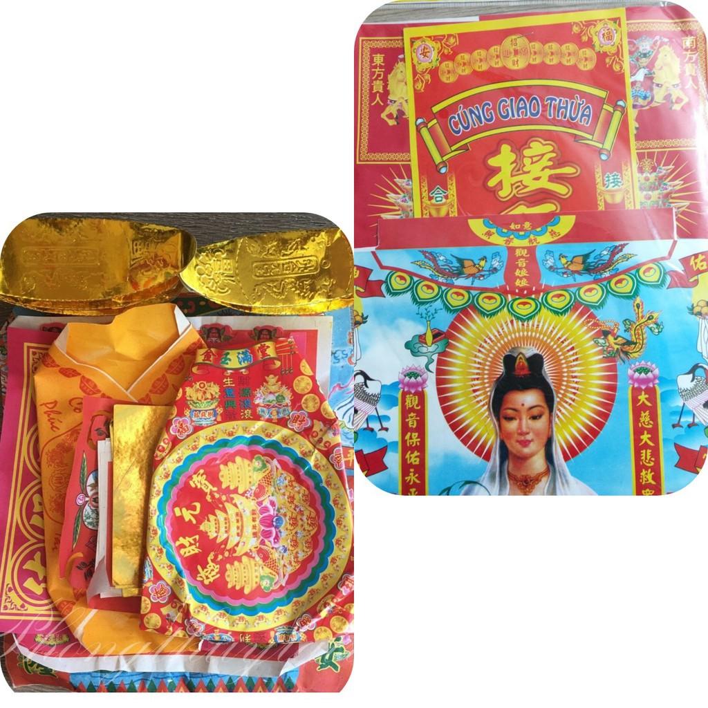 Giấy cúng GIAO THỪA đủ bộ - thờ cúng